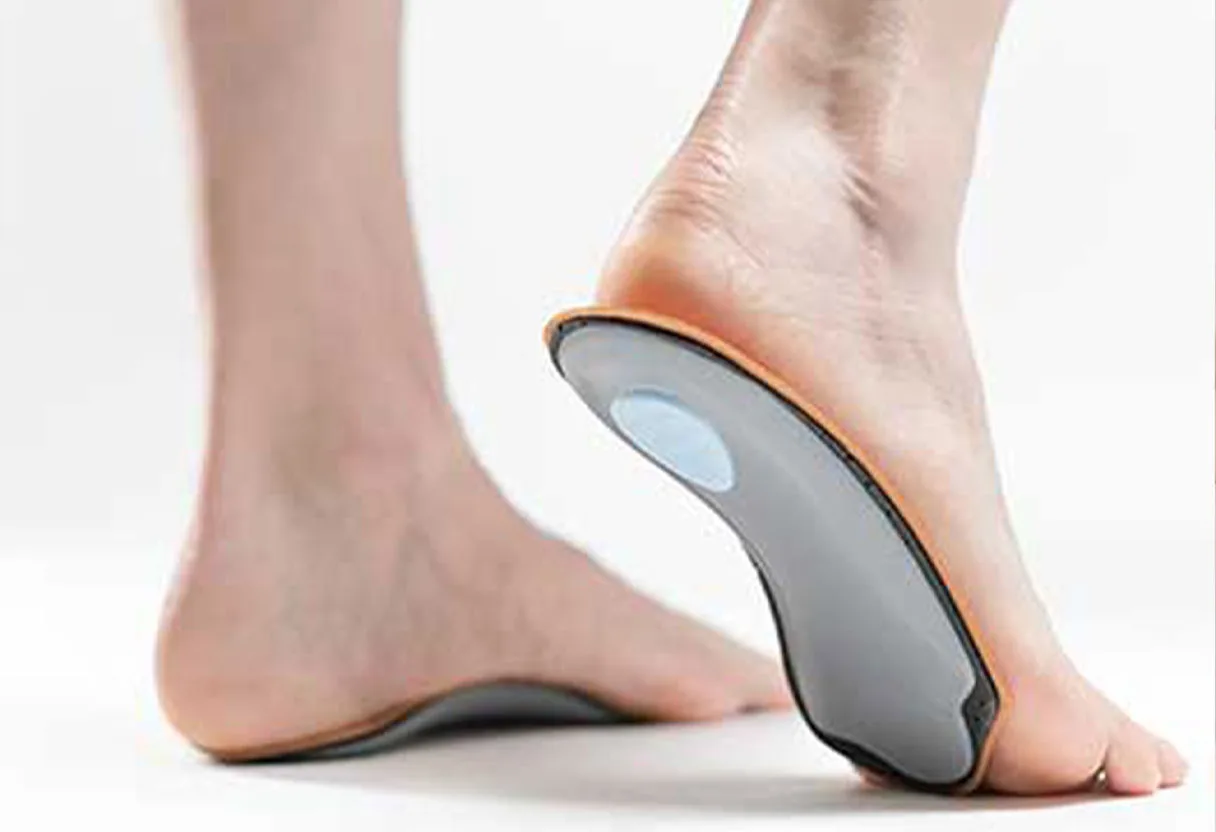 Custom orthotics fitting