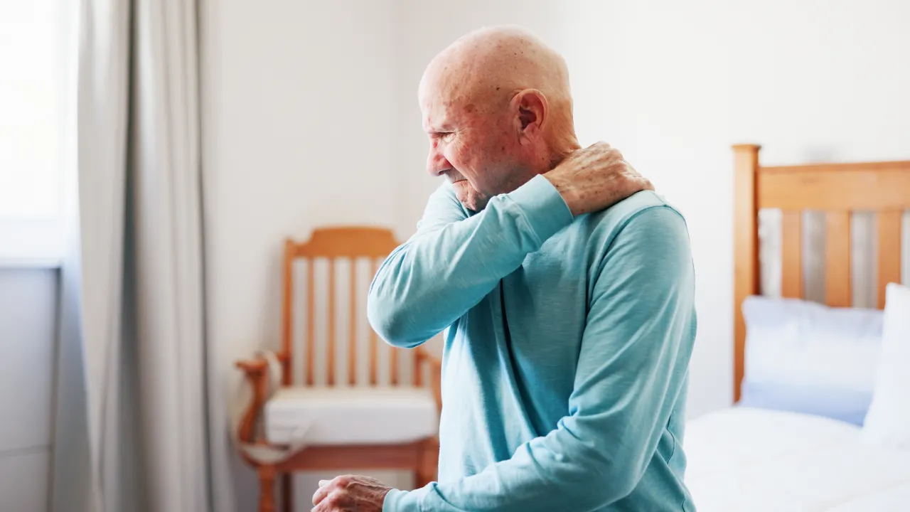 Physiotherapist providing treatment for neck pain