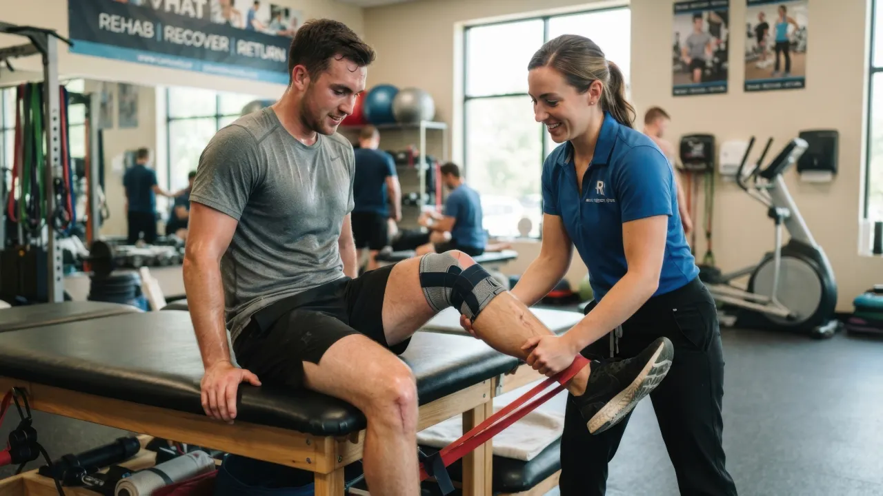 Physiotherapist providing treatment for neck pain