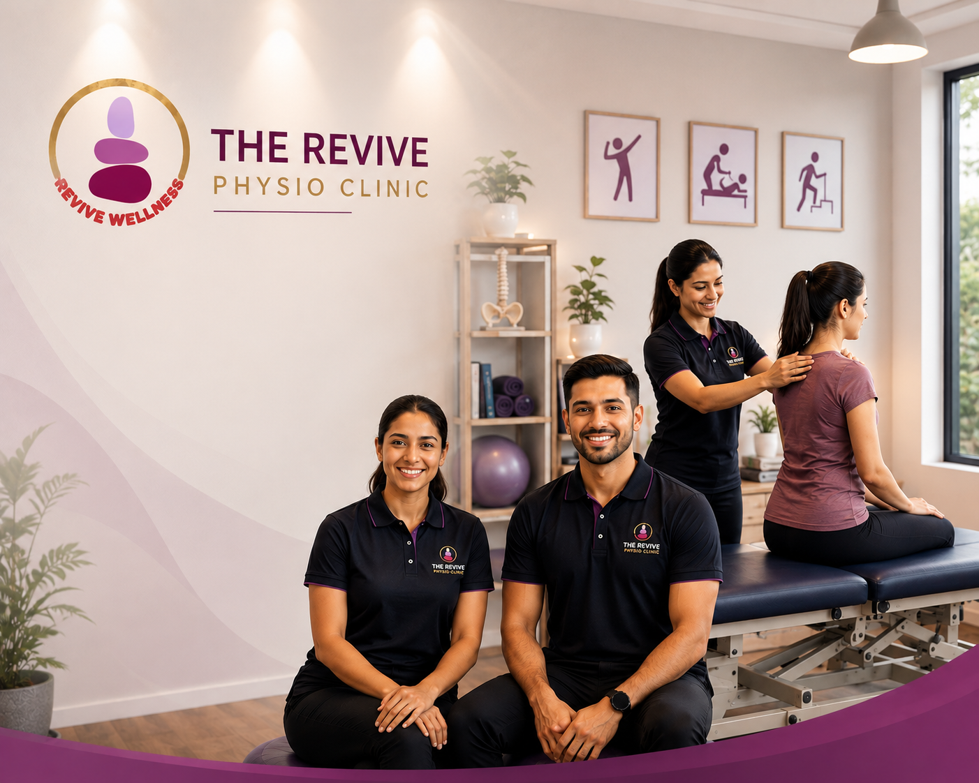 Physiotherapist providing personalized treatment